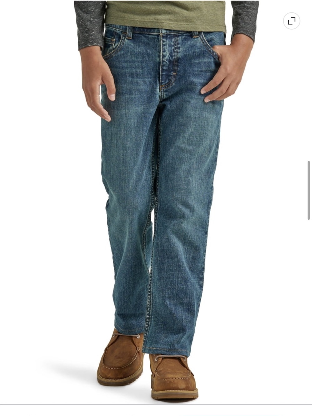 Wrangler Boys Bootcut Denim Jeans Size 6